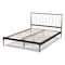 Baxton Studio Nano ModernBlack Finished Metal Platform Bed-Full 194-12298-ZORO - alternate 2
